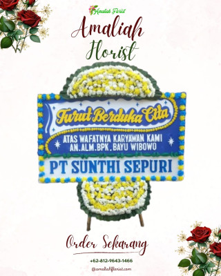 Papan Bunga Duka di Daha Barat